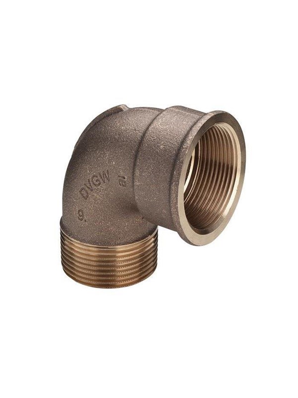 Viega Bend 90° socket/nipple 3/4" gunmetal