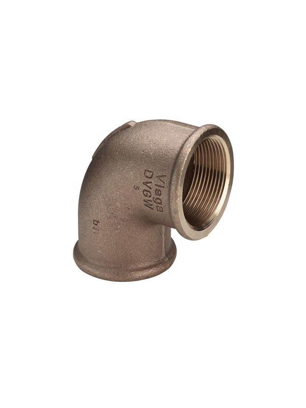 Viega Bend 90° socket/socket 3/8" gunmetal