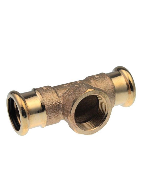 Vsh Fabrieken Xpress copper threaded t-piece fff 18xrp1/2x18