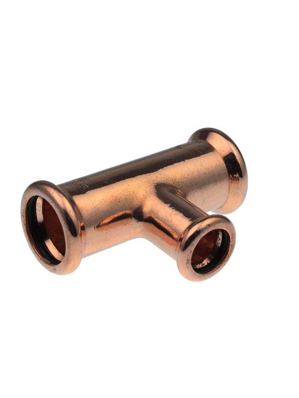 Vsh Fabrieken Xpress copper reduced t-piece fff 28x15x28