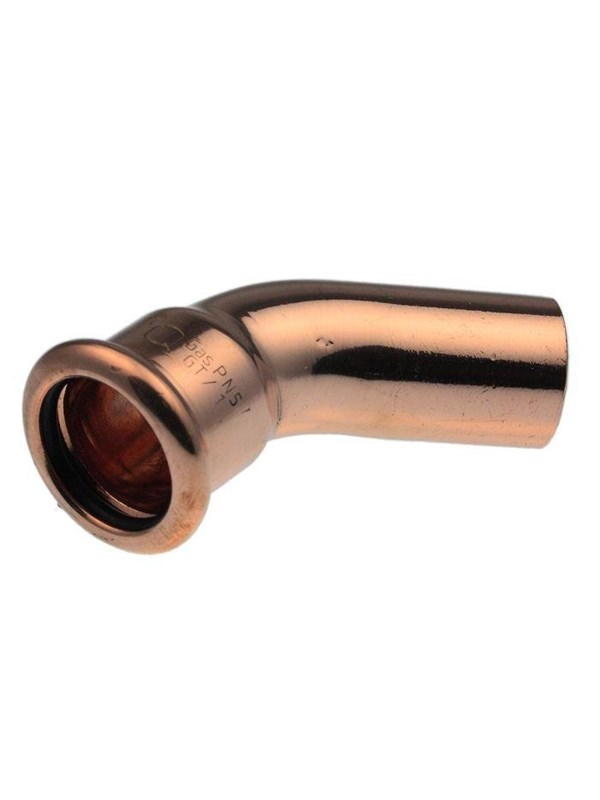Vsh Fabrieken Xpress copper elbow 45 deg. fø 28
