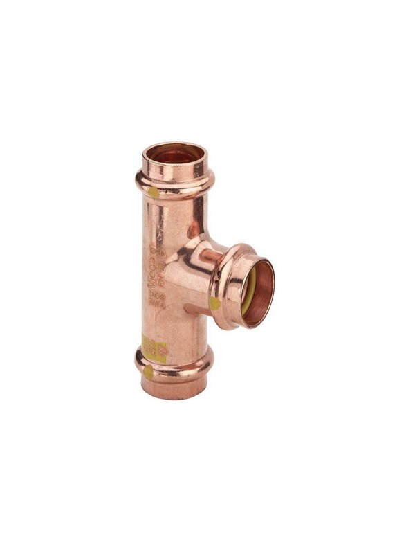 Viega Profipress G T-piece 28 x 22 x 28 mm copper
