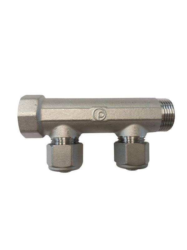 Pettinaroli Manifold cc50 tea 2 outlets 15/10 bi-502xt