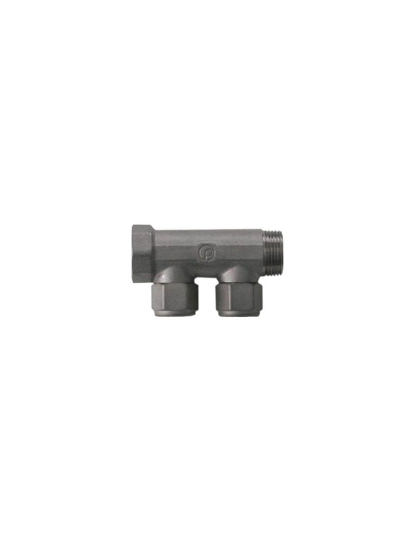 Pettinaroli manifold 2 outlets tea 15 mm