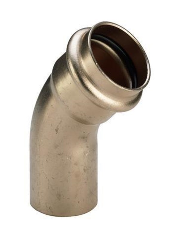 Viega Profipress bend 45° 15 Copper/bright 292508