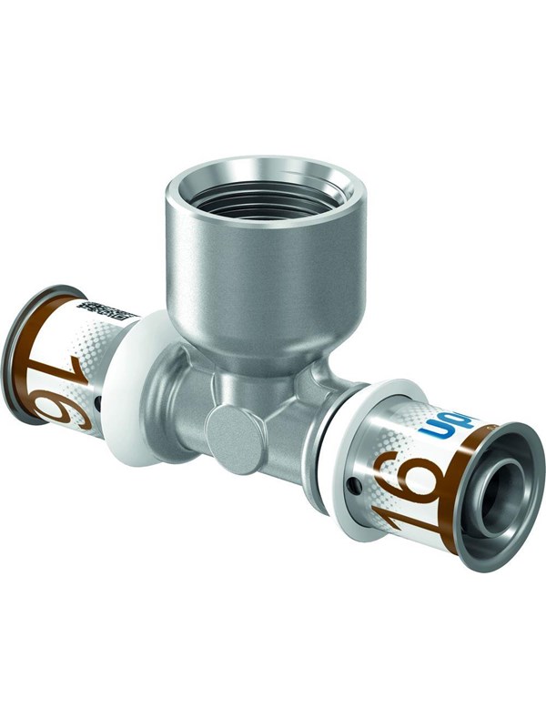 Uponor s-press plus tee adapter female thread 20 mm x 34