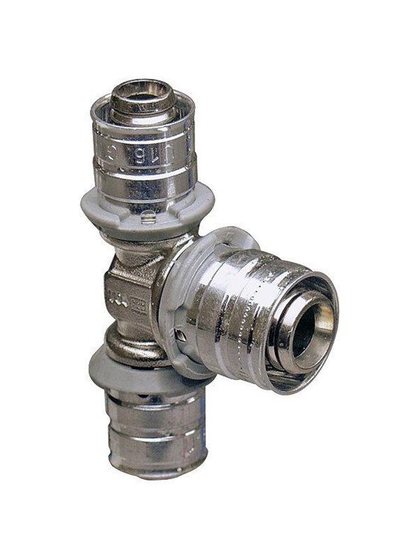 Uponor press tee reducer 50-40-50