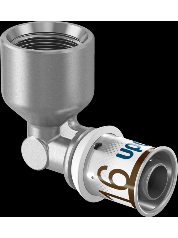 Uponor s-press plus elbow female thread 20 mm x 34