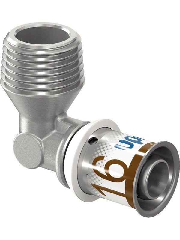 Uponor s-press plus elbow male thread 25 mm x 1