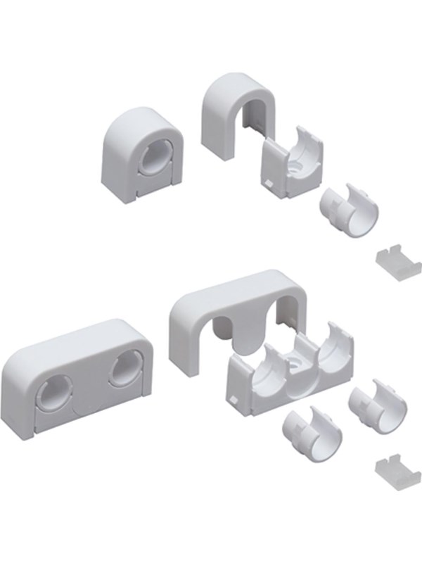 Uponor pipe clamp single 25-32 (white)