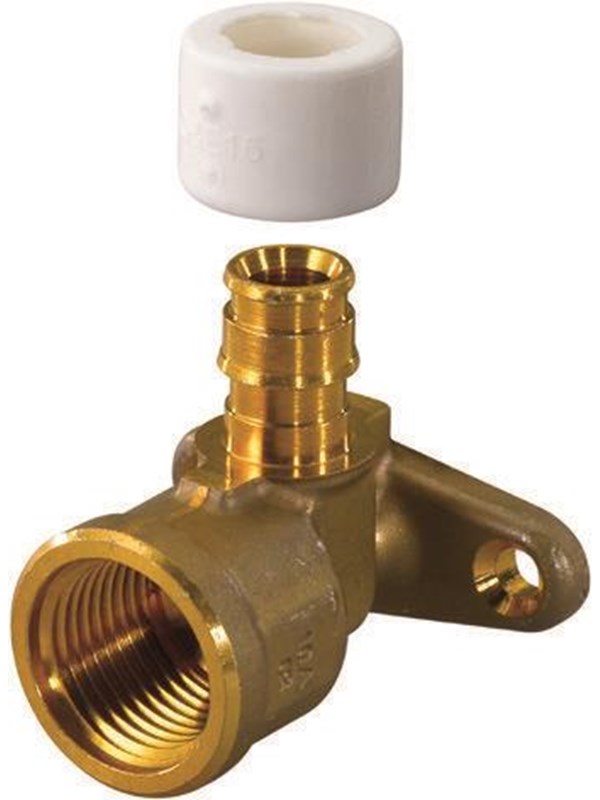 Uponor smart aqua tap elbow q&e nkb dr 15 mm x 12