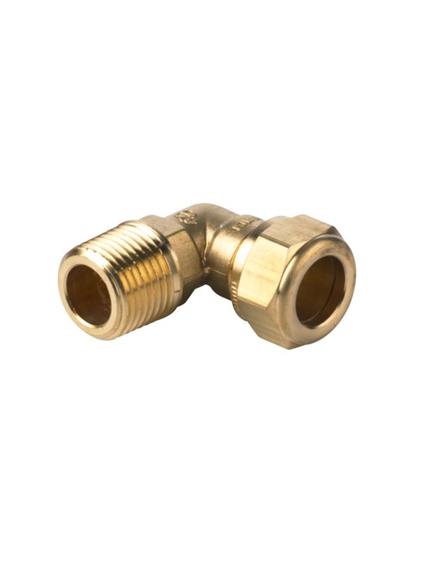 Vsh Fabrieken Compression elbow male mxc 1/2x10 dzr s12