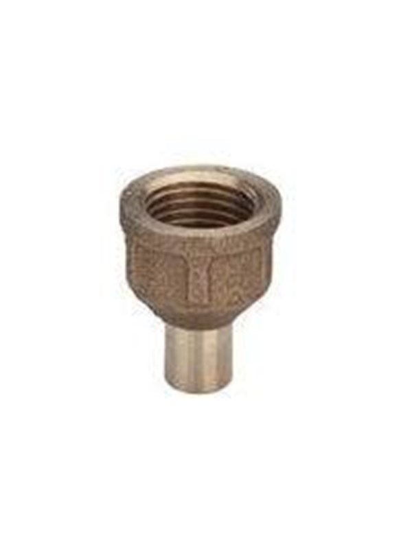 Viega Insert nipple/socket 15 mm x 1/2" gunmetal