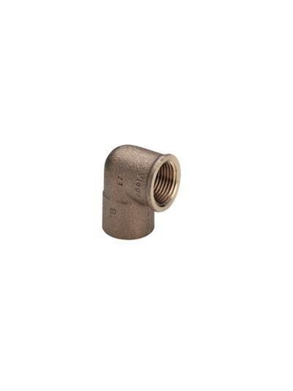 Viega Transition angle 90° socket/socket 22 mm x 3/4" gunmetal