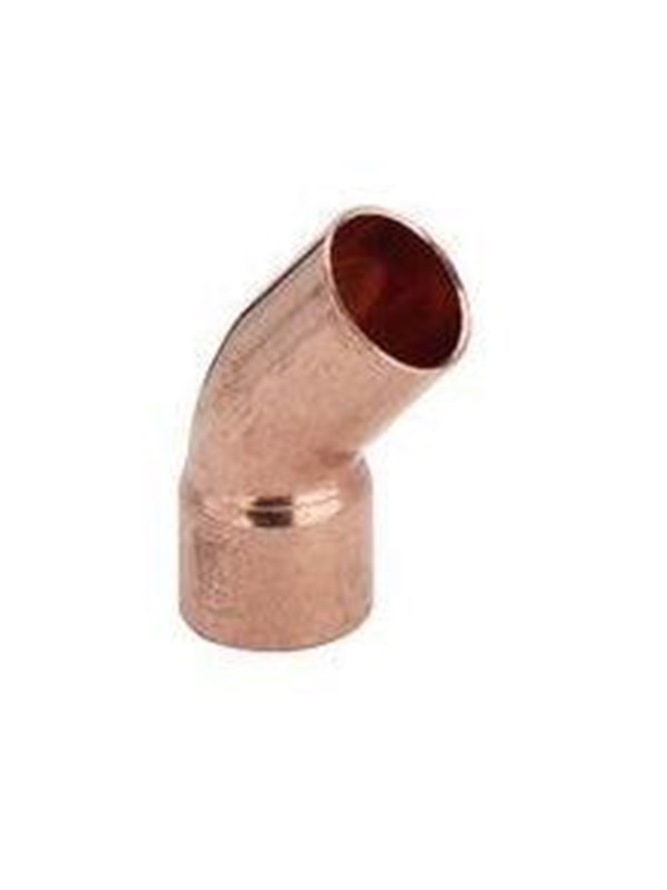 Viega Bend 45° nipple/socket 22 mm copper