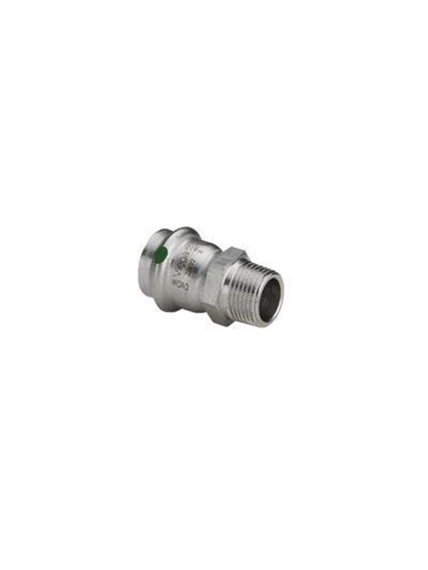 Viega Sanpress Inox transition 42 mm x 1 1/2" stainless steel 436551