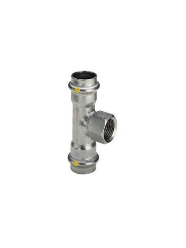 Viega Sanpress Inox Tee 28mm x 3/4" x 28mm stainless steel