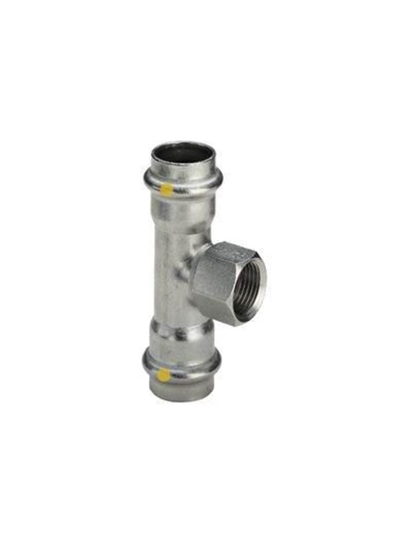 Viega Sanpress Inox Tee 18mm x 3/4" x 18mm stainless steel