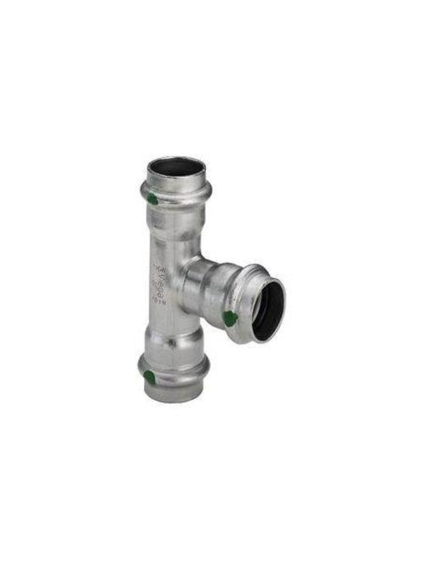 Viega Sanpress Inox T-piece 54 x 22 x 54 mm stainless steel