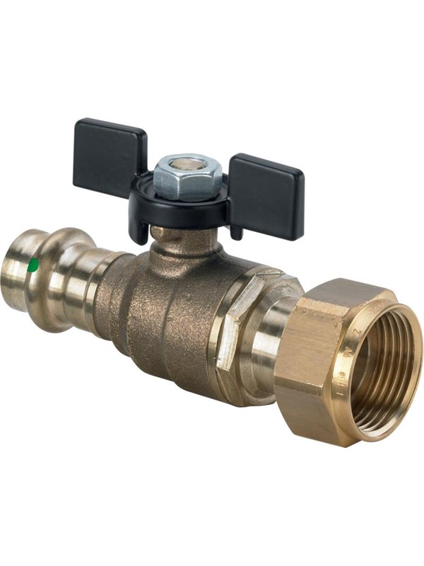 Viega Easytop ball valve 18 mm x 3/4" gunmetal