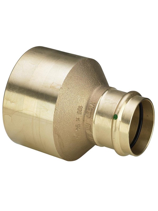 Viega Sanpress XL reduction 76.1 x 54 mm gunmetal
