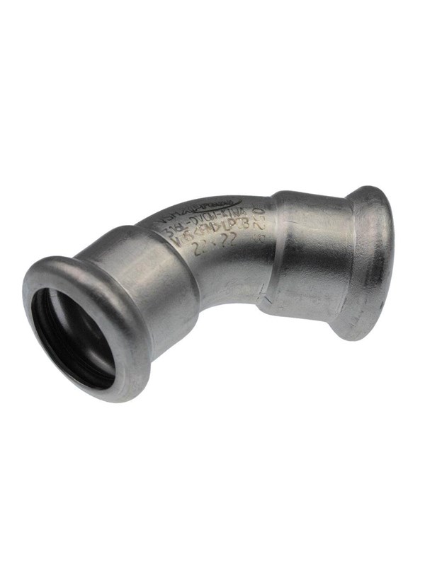 Vsh Fabrieken Xpr stainless elbow e 45 deg. ff 42