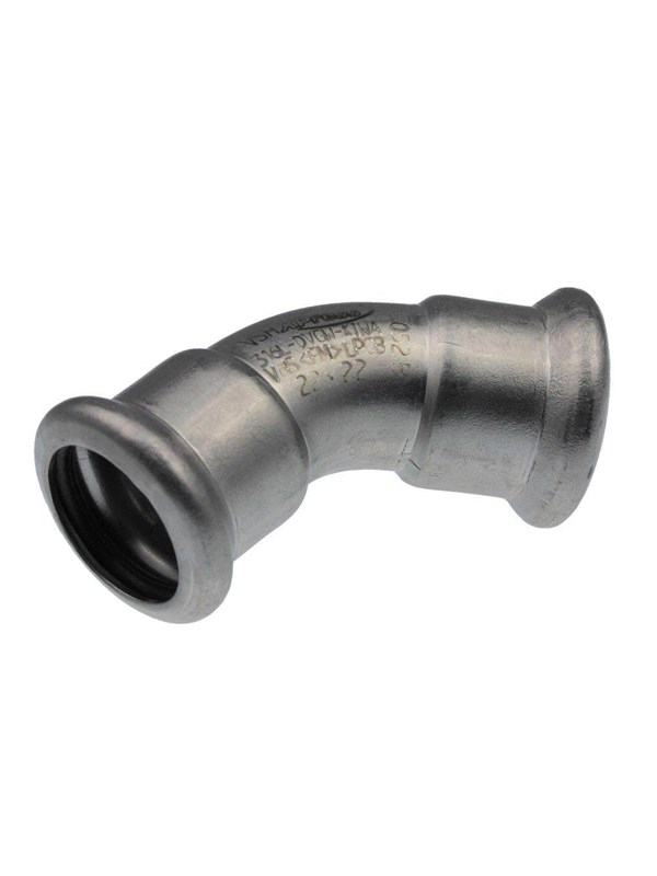 Vsh Fabrieken Xpr stainless elbow 45 deg. ff 28