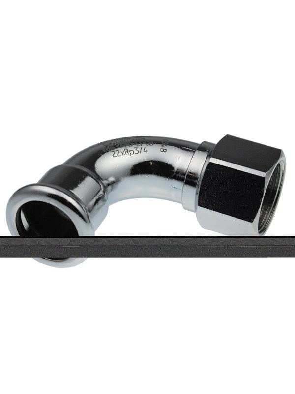 Vsh Fabrieken Xpr carbon elbow 90 deg. ff 22xrp3/4