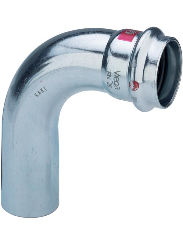 Viega Prestabo bend 90° 54 Steel/Galvanized 558253