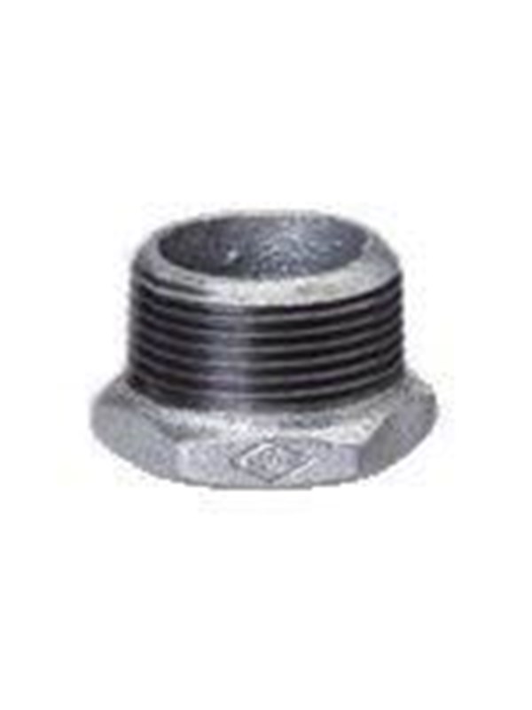 Unite Nipple/socket galvanized  11/2x1/2