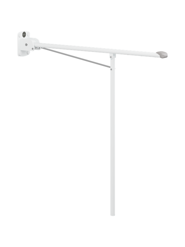Pressalit Value support arm with leg 850 mm