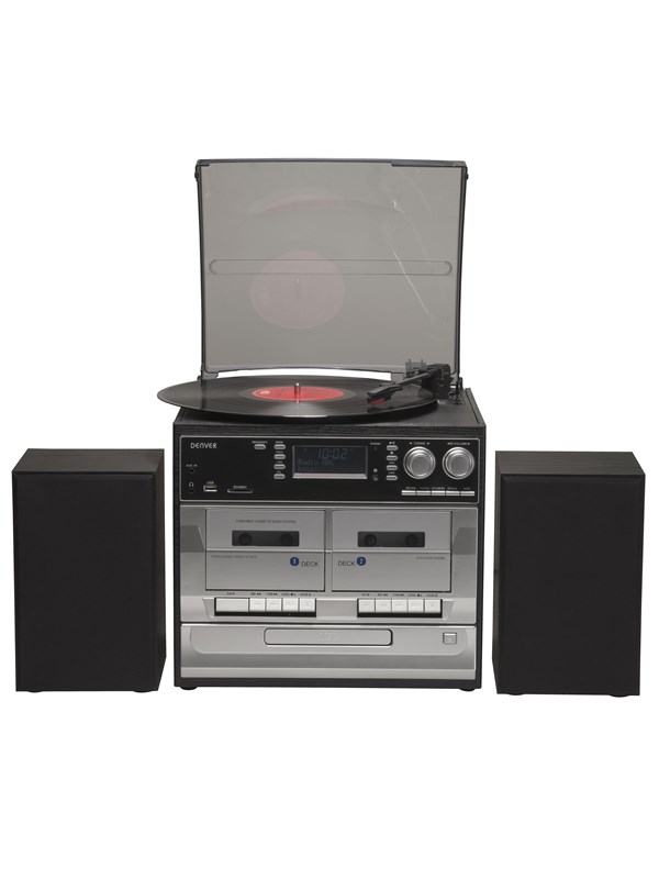 DENVER MRD-166 - Music Center - LP - DAB+/FM - CD - Cassette - Skivspelare
