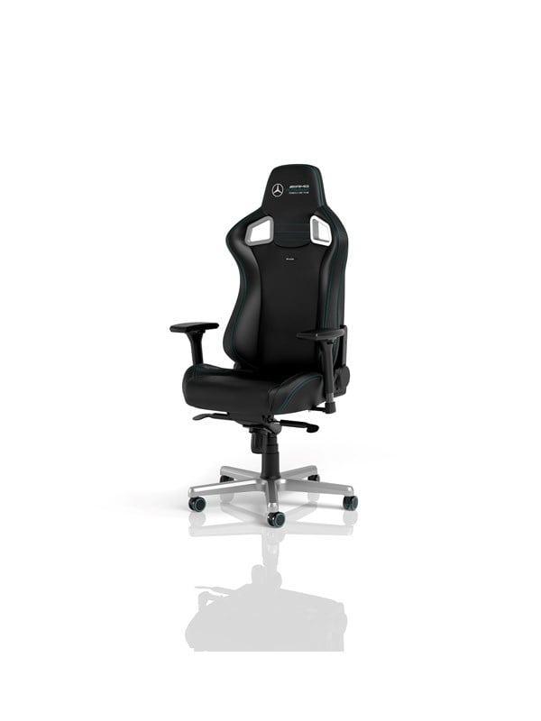 EPIC Gaming Chair - Mercedes Motorsport 2021 Edition Gaming Stol - PU-skin - Upp till 120 kg