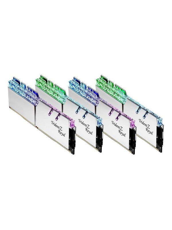 G.skill Trident Z Royal Ddr4 3600 128gb Cl16 Quad Channel 4 Pcs Intel Xmp Silver Med Rgb
