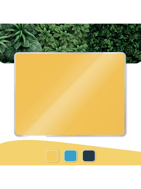 Leitz Cosy Magnetisk Whiteboard Glas 60x40 Cm Gul