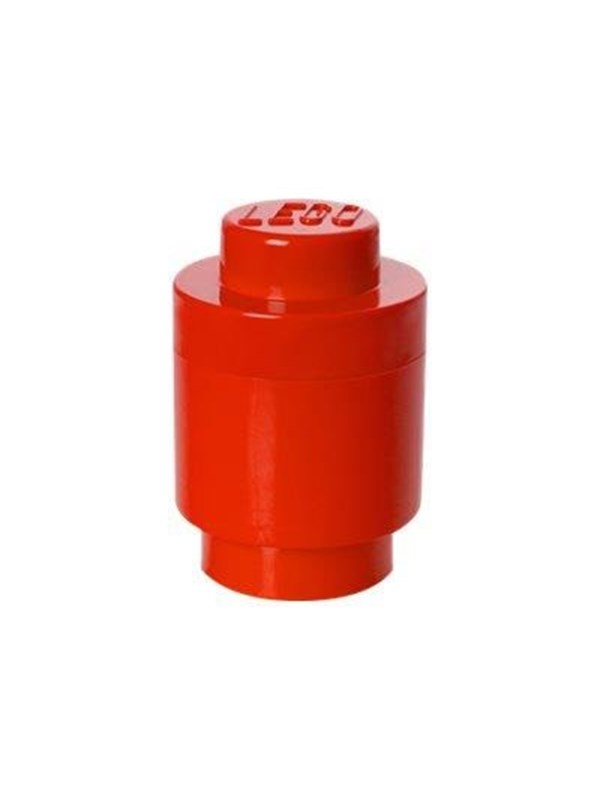 Lego Storage Brick 1 Round Red