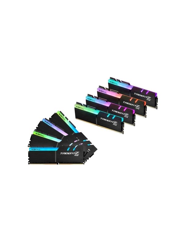 G.skill Trident Z Rgb Ddr4 2666 256gb Cl19 Octa Channel 8 Pcs Intel Xmp Svart Med Rgb