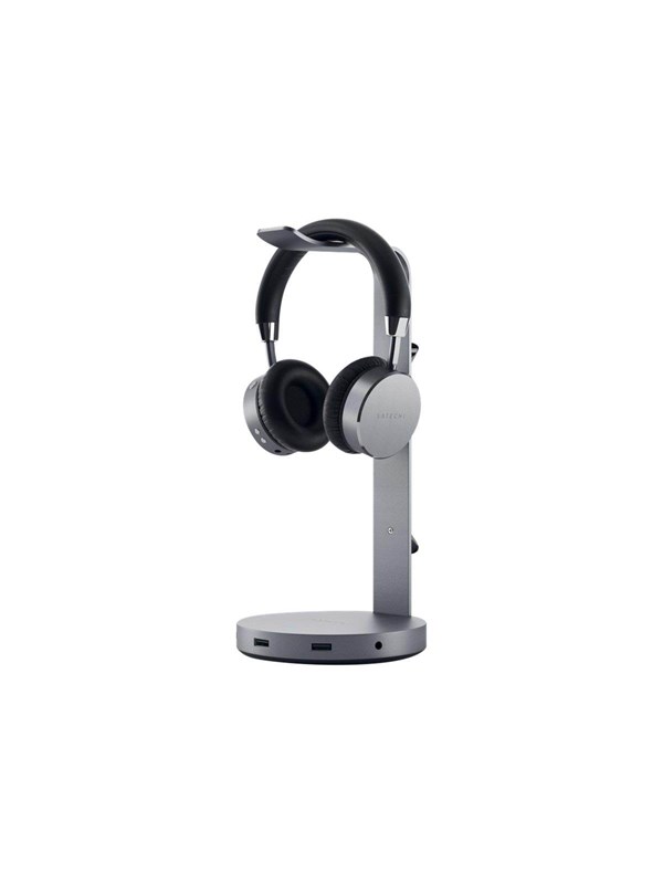 Satechi Aluminum Headphone Stand with built in USB Hub