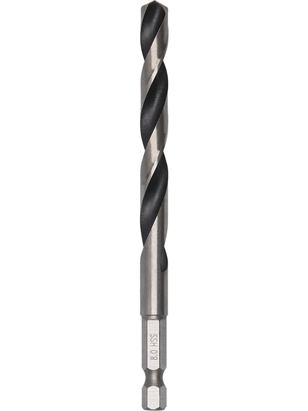 Bosch HSS PointTeQ Hex borr 8,0 mm, 5-pack 8.0 mm