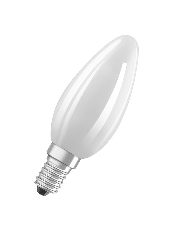 Osram LED-glödlampa Candle 6W/827 (60W) Frosted E14