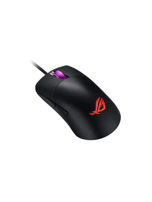 Asus Rog Keris Gamingmus Optic 5 Knappar Svart Med Rgb Ljus
