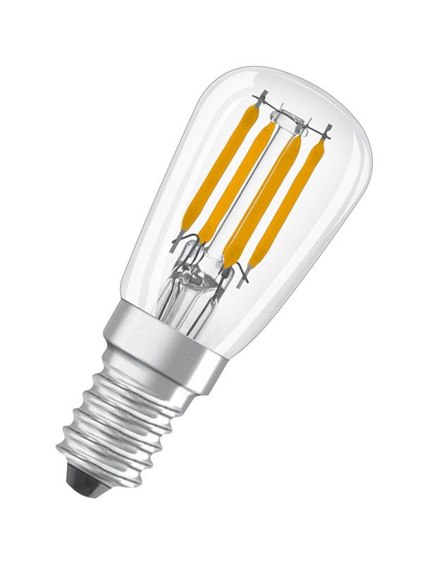Osram LED-glödlampa T26 2.8W/827 (25W) filament clear E14