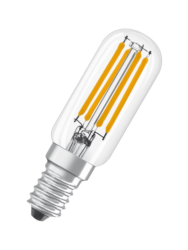 Osram LED-glödlampa T26 6.5W/827 (55W) filament clear E14