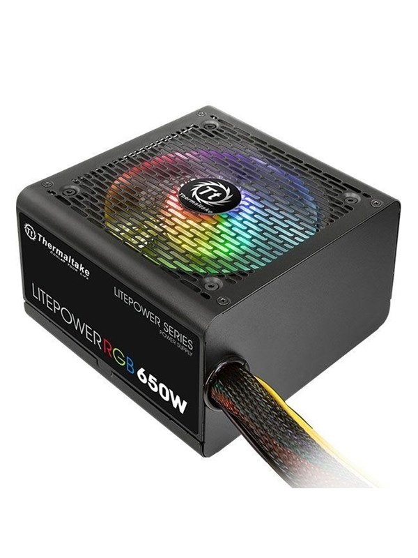 Litepower RGB 650W Strömförsörjning - 650 Watt - 120 mm - ATX - 80 Plus