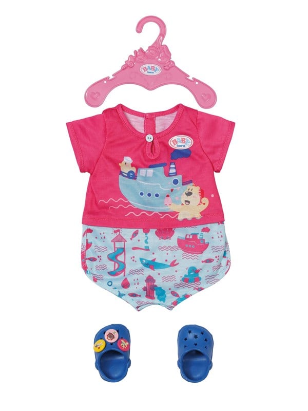 Baby Born Bath Pyjamas with Shoes 43cm