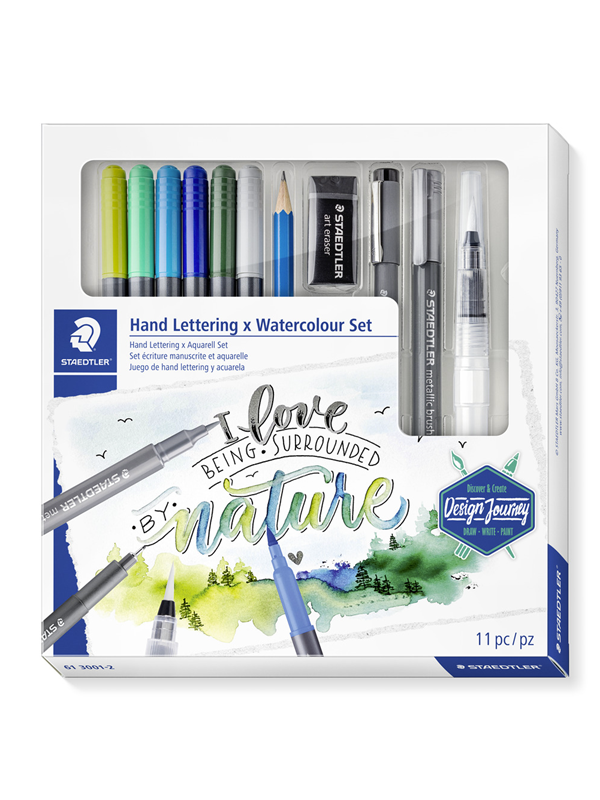 Staedtler Hand Lettering x Watercolour Set 100% PE