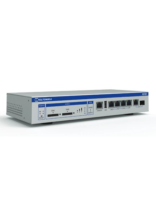 Produktfoto för Teltonika RUTXR1 - Trådløs router - WWAN - 4-ports-switch - GigE - 802.11ac - rackmonterbar