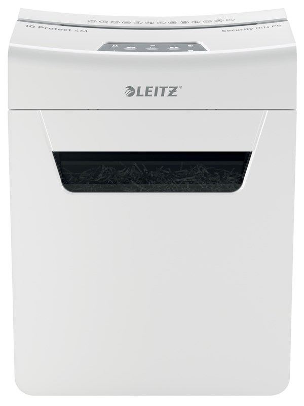 Leitz IQ Protect Premium Dokumentförstörare 4M Mikroskärning, P5 4 ark