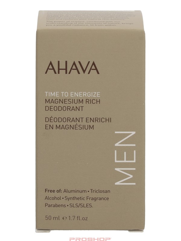 AHAVA Men Roll-On Magnesium Rich Deodorant - 50 ml