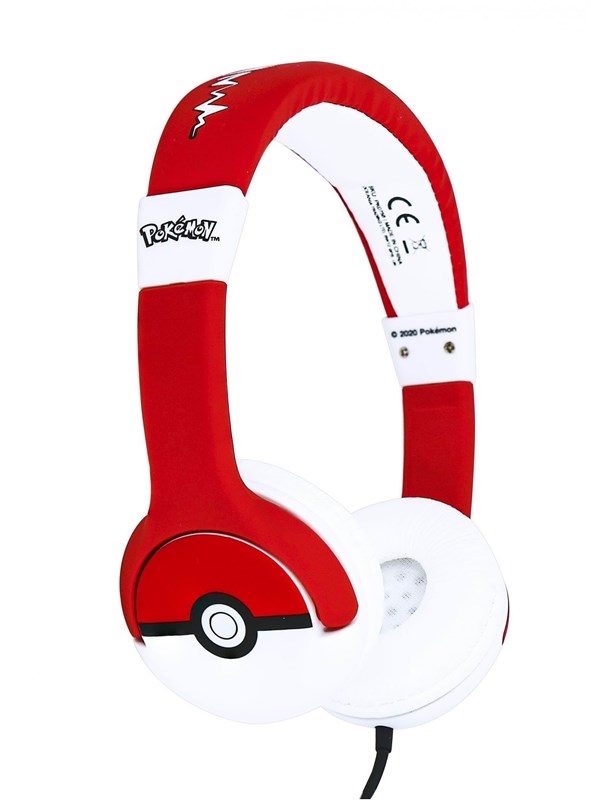OTL Pokémon PokeBall - Barnhörlurar - Volymbegränsad 85dB max